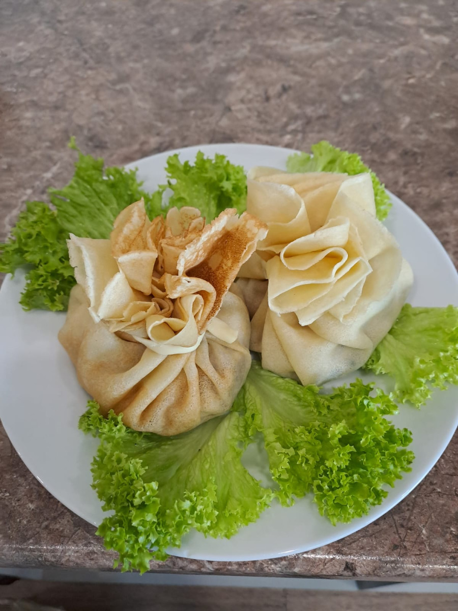 Мешочек с жульеном